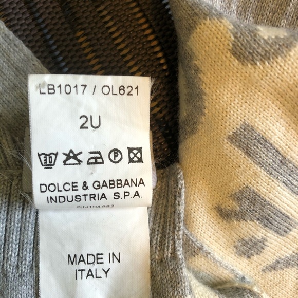 Dolce & Gabbana Juniors Unisex Kids Grey Scarf - Picture 7 of 7